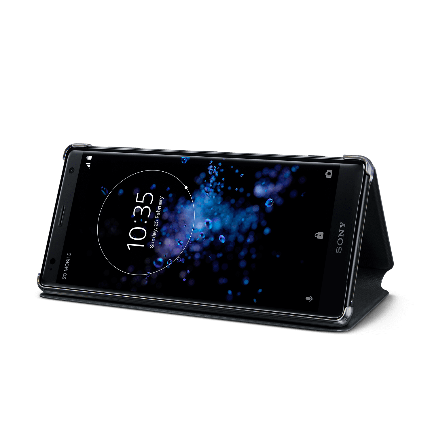 Style Cover Stand SCSH40 for Xperia XZ2 (Black)