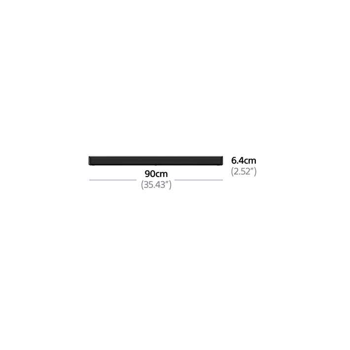 HT-S100F 2ch Single Soundbar with Bluetooth technology, , product-image