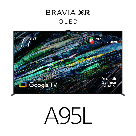 77" A95L | BRAVIA XR | OLED | 4K Ultra HD | High Dynamic Range (HDR) | Smart TV (Google TV), , hi-res