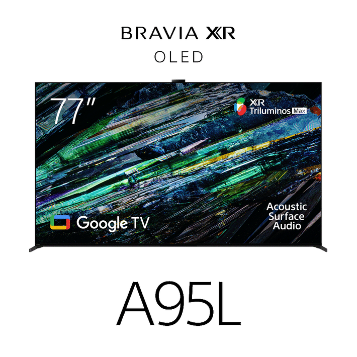 77" A95L | BRAVIA XR | OLED | 4K Ultra HD | High Dynamic Range (HDR) | Smart TV (Google TV), , product-image
