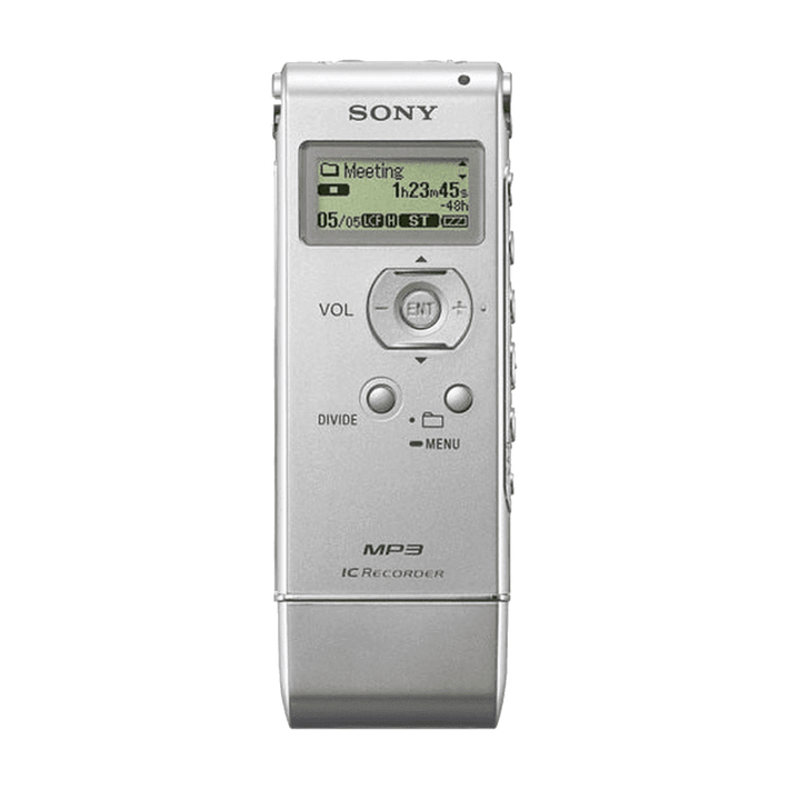 1GB MP3 Digital Voice IC Recorder (Silver), , product-image