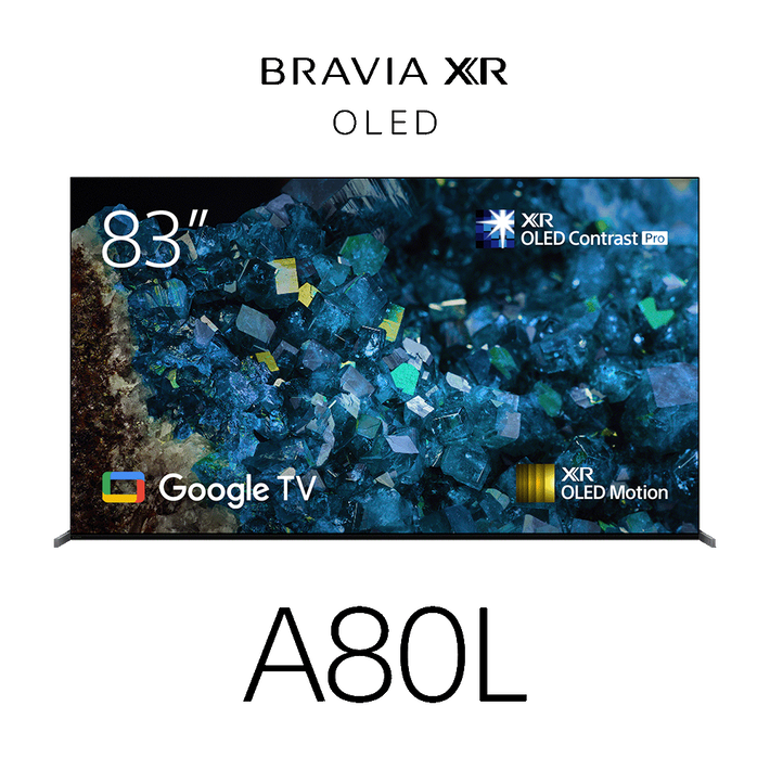 83" A80L | BRAVIA XR | OLED | 4K Ultra HD | High Dynamic Range (HDR) | Smart TV (Google TV), , product-image