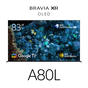 83" A80L | BRAVIA XR | OLED | 4K Ultra HD | High Dynamic Range (HDR) | Smart TV (Google TV)