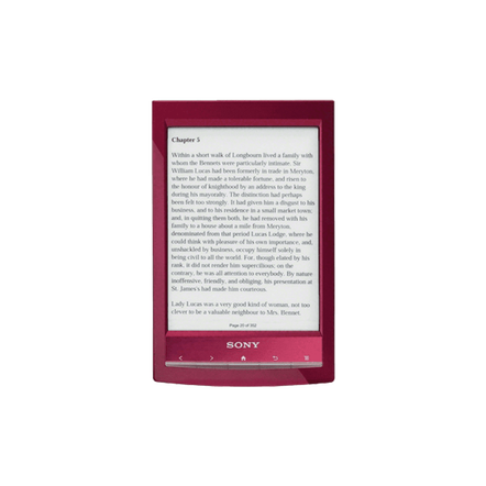 Reader Wi-Fi Touch with 6.0 Paper-Like Touch Screen and Expandable Memory (Red), , hi-res