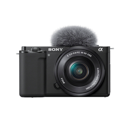 ZV-E10 | Interchangeable Lens Vlog Camera with 16-50mm Lens Kit (Black), , hi-res
