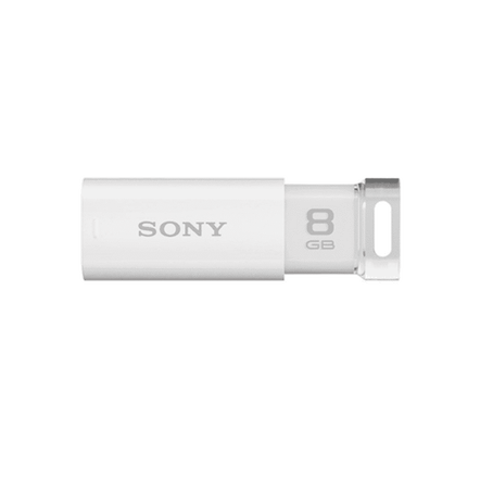 8GB USB Micro Vault Click (White), , hi-res