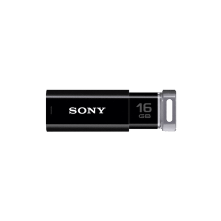 16GB USB Micro Vault Click (Black), , hi-res