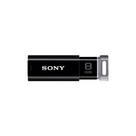 8GB USB Micro Vault Click (Black), , hi-res