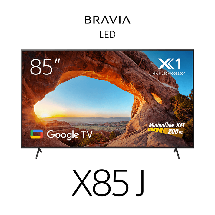 85" X85J | 4K Ultra HD | High Dynamic Range (HDR) | Smart TV (Google TV), , product-image