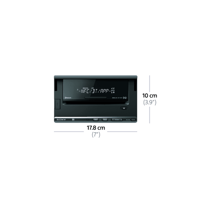 CD, USB and Smartphone In-Car Head Unit with Bluetooth, , product-image