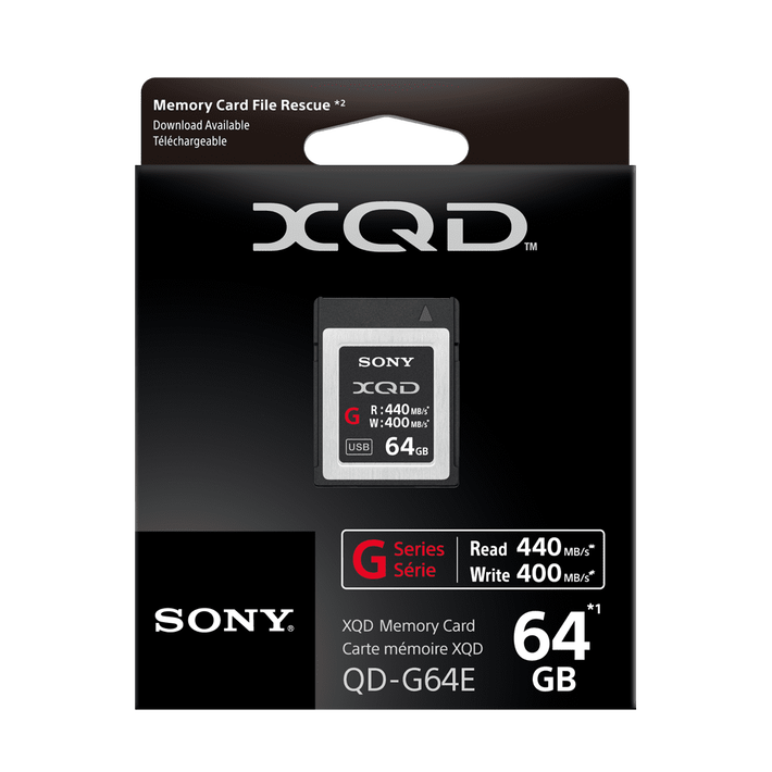 XQD G Series 64GB Memory Card, , product-image