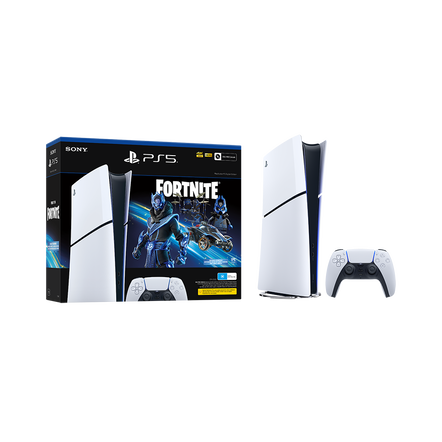 PlayStation 5 Digital Edition Console (Slim) - Fortnite Cobalt Star Bundle, , hi-res