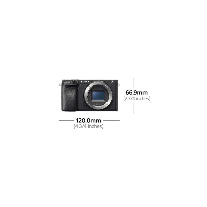 Alpha 6400 Premium Digital E-Mount Camera with APS-C Sensor (Black Body),  Alpha 6400 Premium Digital E-Mount Camera with APS-C Sensor (Black Body), , product-image