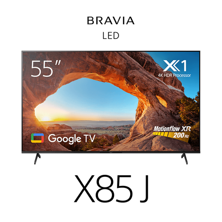 55" X85J | 4K Ultra HD | High Dynamic Range (HDR) | Smart TV (Google TV), , hi-res