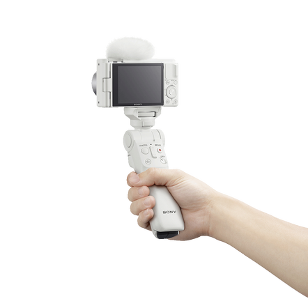 Shooting Grip With Wireless Remote Commander (White), , hi-res