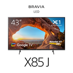 43" X85J | 4K Ultra HD | High Dynamic Range (HDR) | Smart TV (Google TV), , hi-res