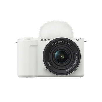 ZV-E10 II APS-C Interchangeable Lens Vlog Camera with 16-50mm Lens Kit – White