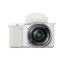 ZV-E10 | Interchangeable Lens Vlog Camera with 16-50mm Lens Kit (White)