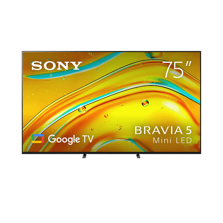 75" BRAVIA 5 | XR Processor | Mini LED | 4K Ultra HD | HDR | Google TV, , product-image