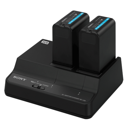 BCU-2A 2-Channel Simultaneous Battery Charger/AC Adaptor For BP-U Series Batteries