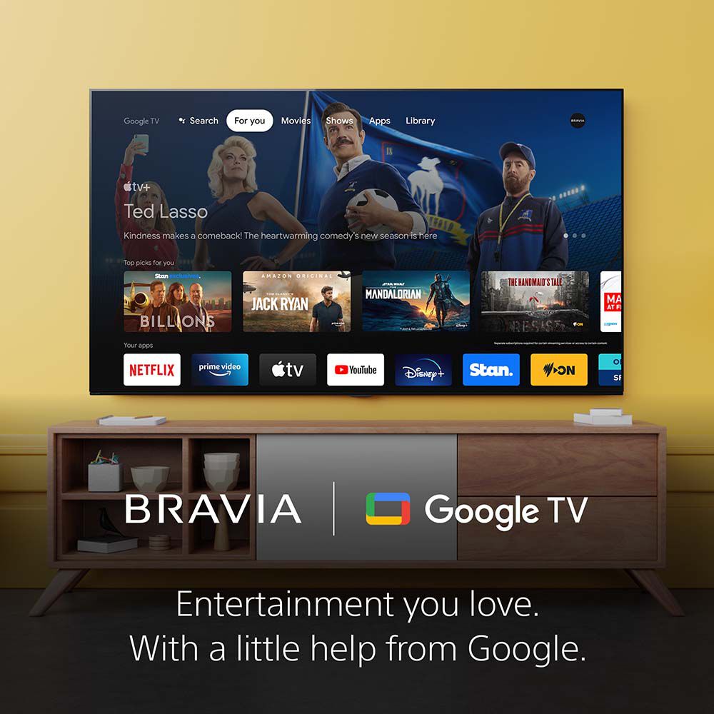 77" A80J | BRAVIA XR | OLED | 4K Ultra HD | High Dynamic Range (HDR) | Smart TV (Google TV), 77" A80J | BRAVIA XR | OLED | 4K Ultra HD | High Dynamic Range (HDR) | Smart TV (Google TV), , product-image