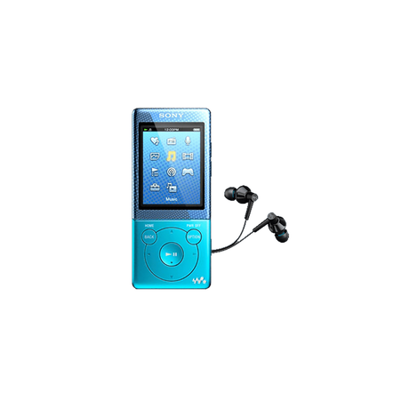4GB Video MP3/MP4 Walkman (Blue), , hi-res