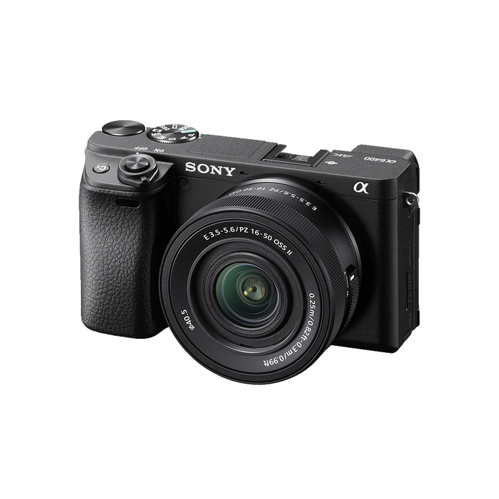 Alpha 6400 E-mount APS-C Camera Kit with 16-50mm Lens (Black),  Alpha 6400 E-mount APS-C Camera Kit with 16-50mm Lens (Black), , product-image