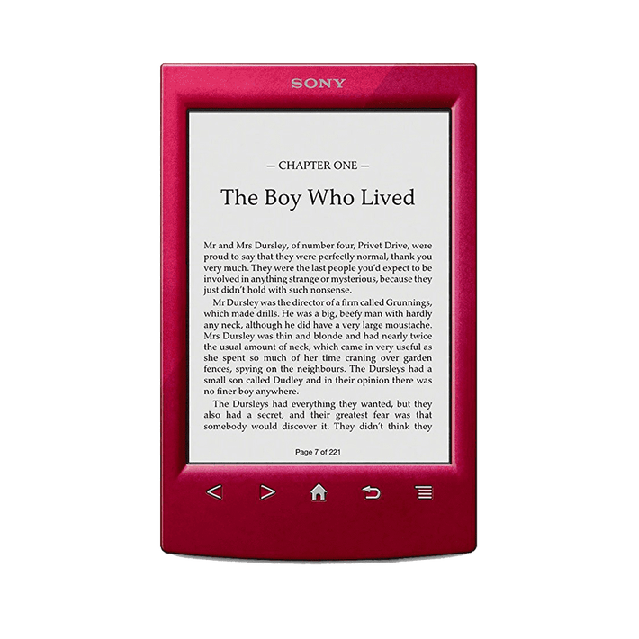 T2 Reader with 6.0 Paper-Like Touch Screen (Red), , product-image