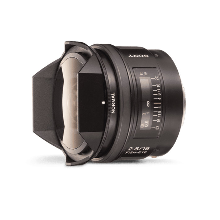 A-Mount 16mm F2.8 Fisheye Lens, , product-image