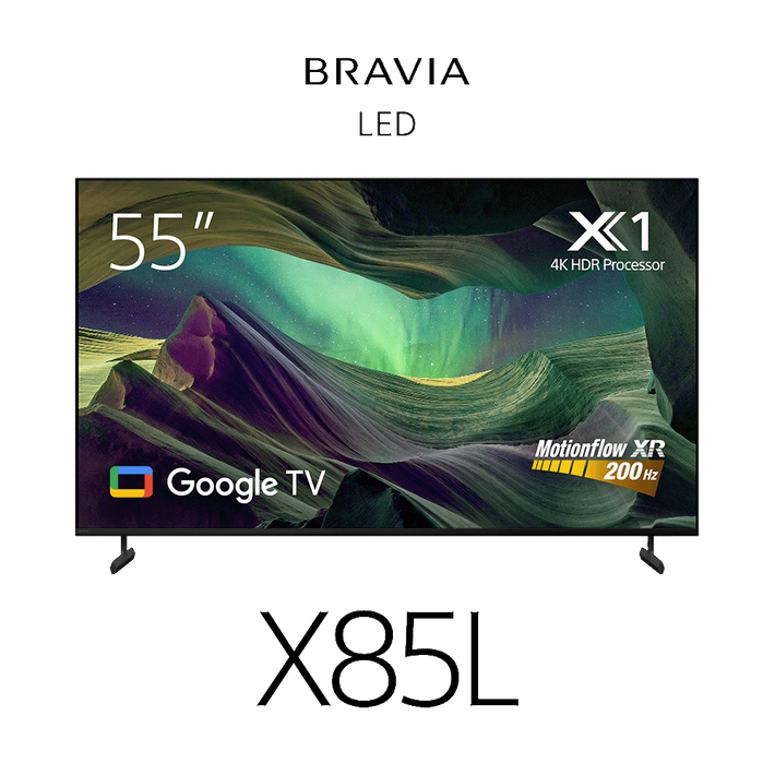 55" X85L | Full Array LED | 4K Ultra HD | High Dynamic Range (HDR) | Smart TV (Google TV), , product-image