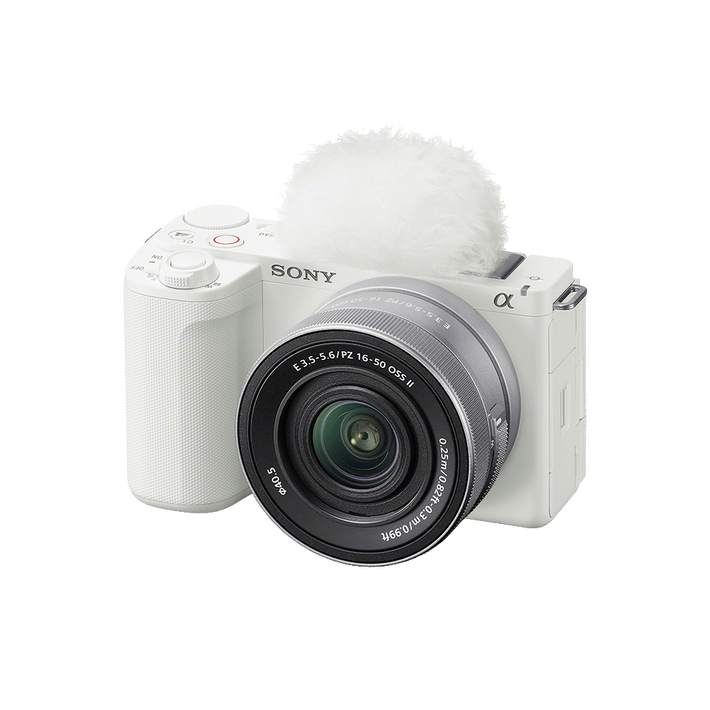 ZV-E10 II | APS-C Interchangeable-Lens Vlog Camera with 16-50mm Lens Kit (White),  ZV-E10 II | APS-C Interchangeable-Lens Vlog Camera with 16-50mm Lens Kit (White), , product-image