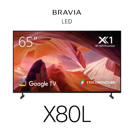 65" X80L | 4K Ultra HD | High Dynamic Range (HDR) | Smart TV (Google TV)