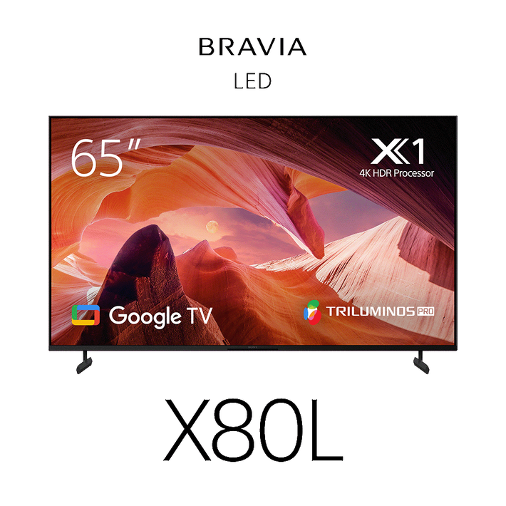 65" X80L | 4K Ultra HD | High Dynamic Range (HDR) | Smart TV (Google TV), , product-image