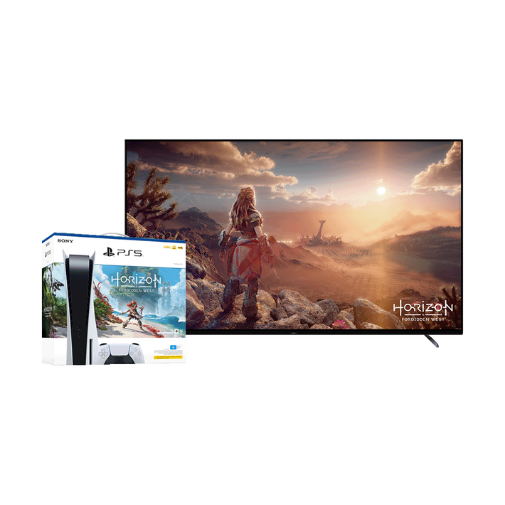 65” A80K OLED TV with PlayStation 5 Horizon Forbidden West Console Bundle, , product-image