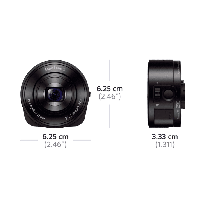QX10 Lens-Style Camera with 18MP Sensor,  QX10 Lens-Style Camera with 18MP Sensor, , product-image