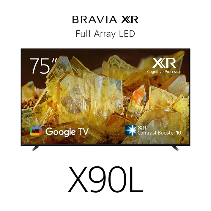 75" X90L | BRAVIA XR | Full Array LED | 4K Ultra HD | High Dynamic Range HDR | Smart TV (Google TV), , product-image