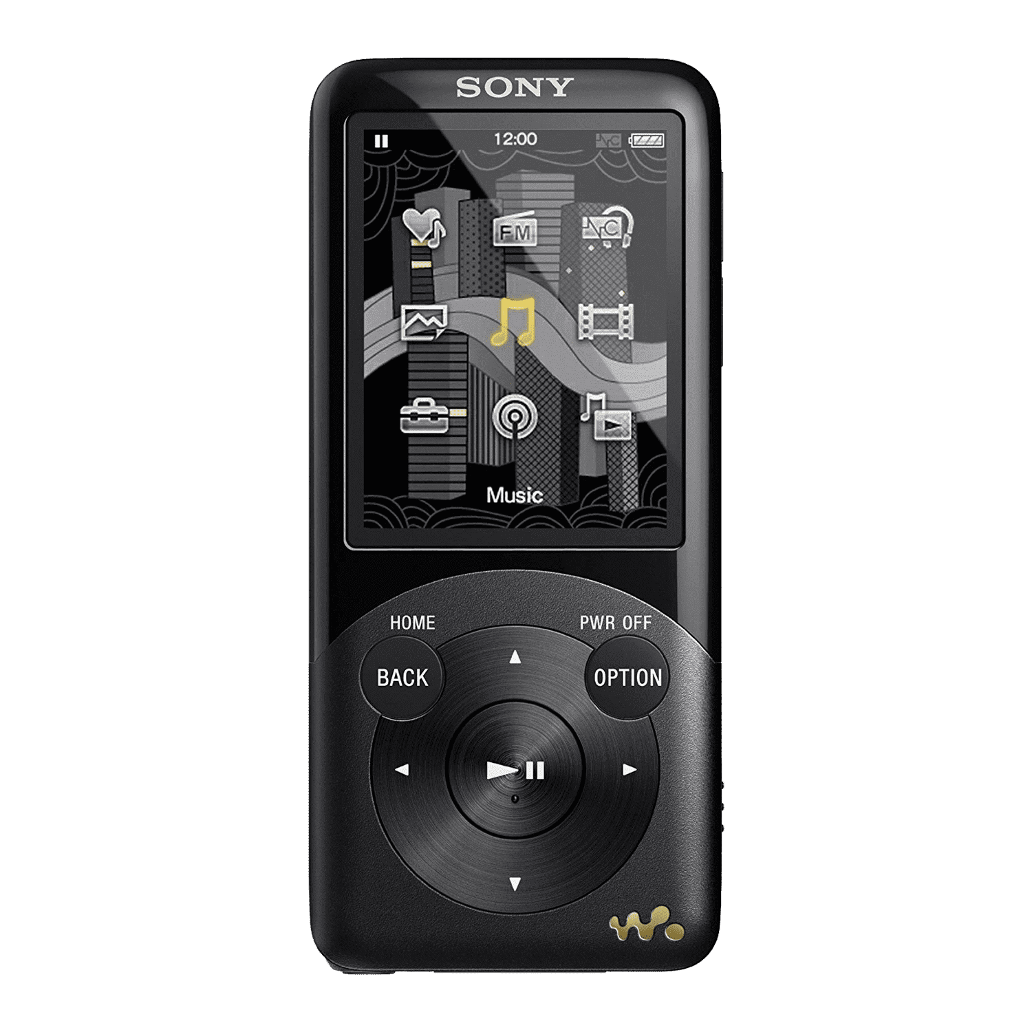 Sony NWZ-E344 8GB E Series Walkman Video MP3 Player (Black)