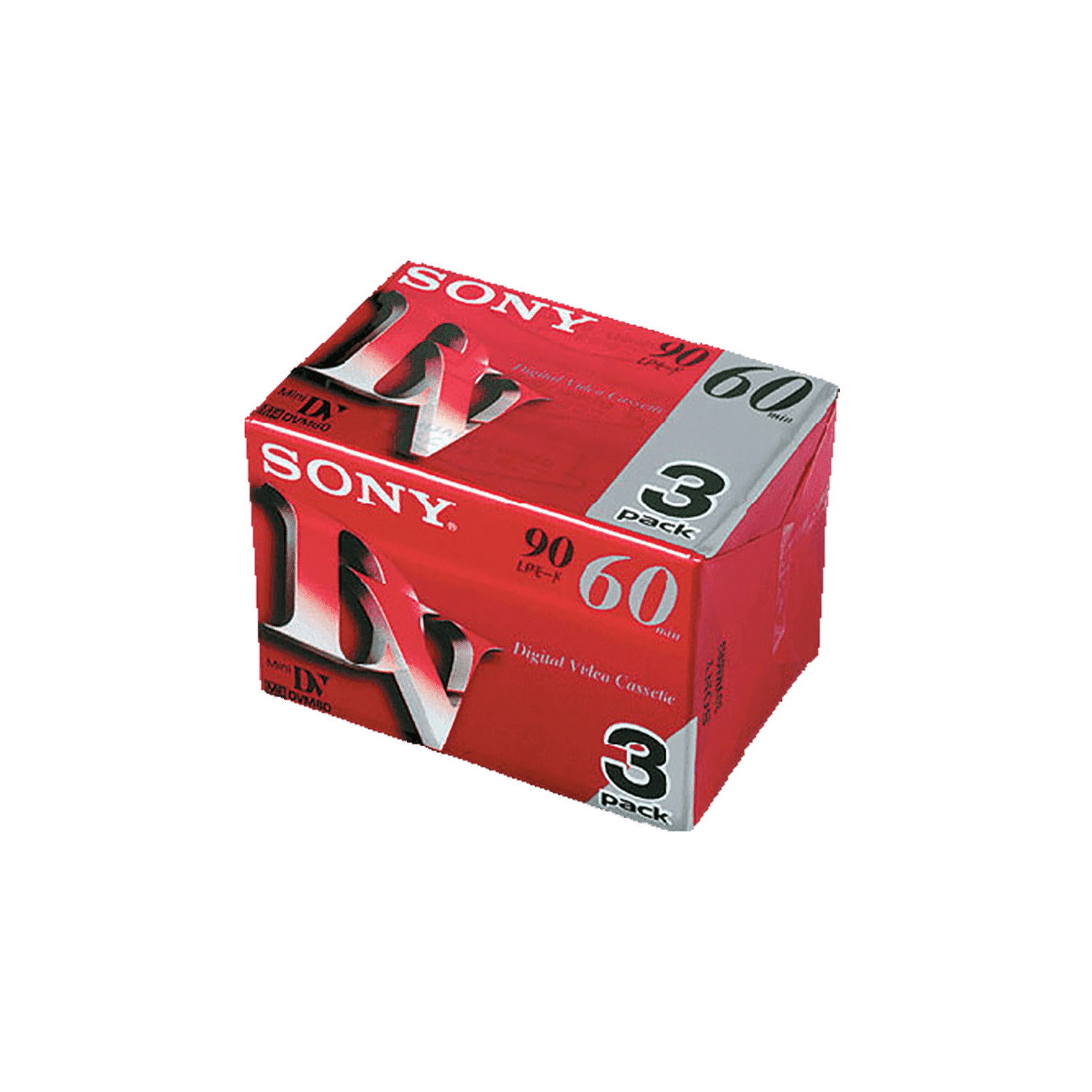 3 Pack 60 min Premium Grade MINIDV Tape