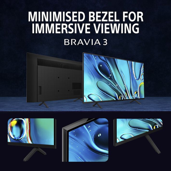 43" BRAVIA 3 | 4K Ultra HD | HDR | LED | Google TV,  43" BRAVIA 3 | 4K Ultra HD | HDR | LED | Google TV, , product-image