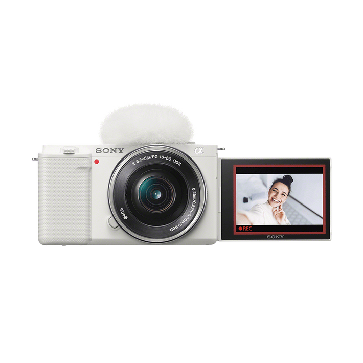 ZV-E10 | Interchangeable Lens Vlog Camera with 16-50mm Lens Kit (White), , product-image