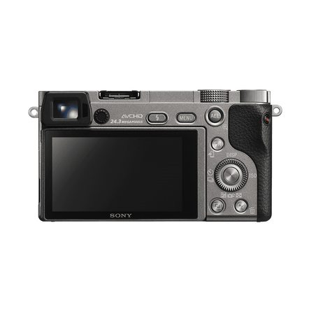 a6000 Digital E-Mount 24.3 Mega Pixel Camera (Grey), , hi-res