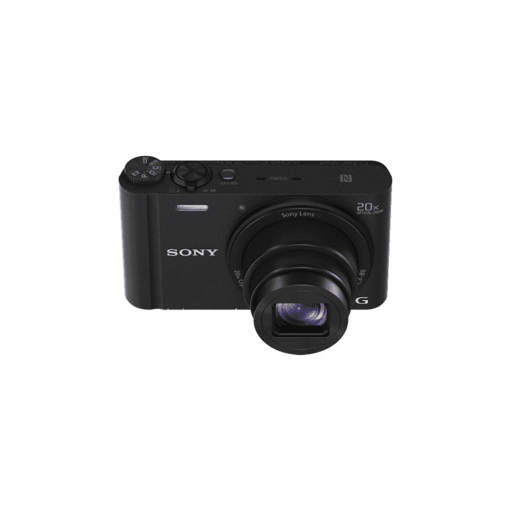 WX350 Digital Compact Camera with 20x Optical Zoom (Black)