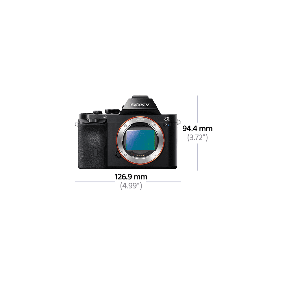 Alpha 7S Digital E-Mount Camera with Full Frame Sensor (Body only), Alpha 7S Digital E-Mount Camera with Full Frame Sensor (Body only), , product-image