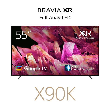 55" X90K | BRAVIA XR | Full Array LED | 4K Ultra HD | High Dynamic Range (HDR) | Smart TV (Google TV), , hi-res