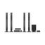 5.1 3D Blu-ray Disc Home Theatre with Bluetooth (Black) 5.1 3D Blu-ray Disc Home Theatre with Bluetooth (Black)