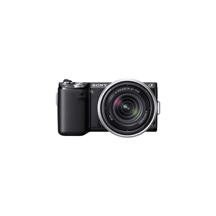 16.1 Mega Pixel Camera (Black) with SEL1855 Lens, , hi-res