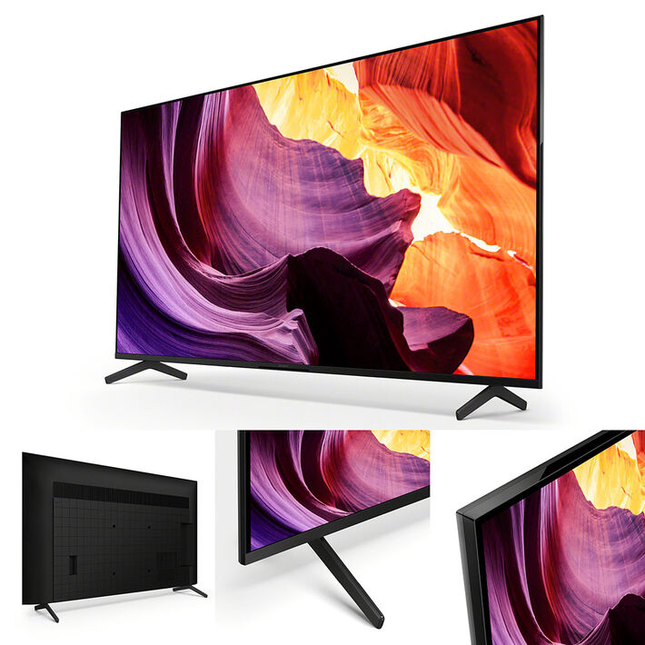 Sony 55 Inch 4K Ultra HD TV X80K Series: LED Smart Google TV with Dolby  Vision HDR KD55X80K- Latest Model, Black