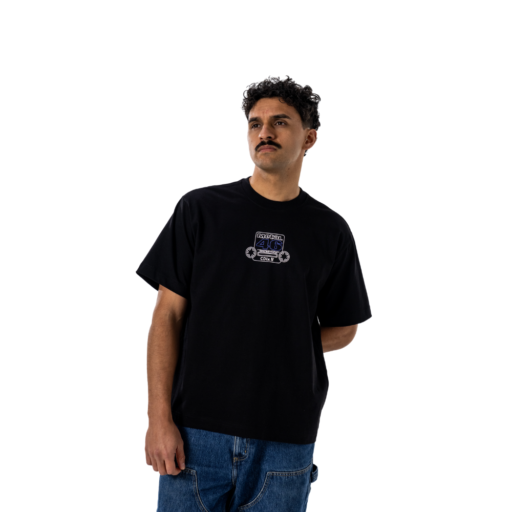 CDIXVI CASSETTE T-SHIRT BLACK (SMALL), , product-image