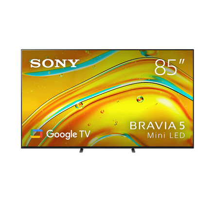 85" BRAVIA 5 | XR Processor | Mini LED | 4K Ultra HD | HDR | Google TV, , hi-res