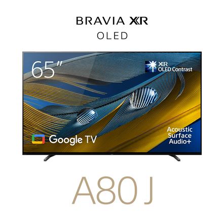 65" A80J | BRAVIA XR | OLED | 4K Ultra HD | High Dynamic Range (HDR) | Smart TV (Google TV), , hi-res